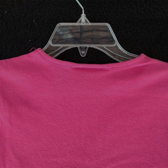 Mc Sportswear Womens T-Shirt Pink Size Small Algodon Blend Long Sleeve Pullover - Picture 12 of 12